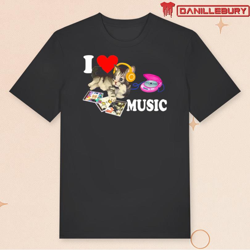 Doggo Revolution Camiseta I Love Music Dog 2 Shirt