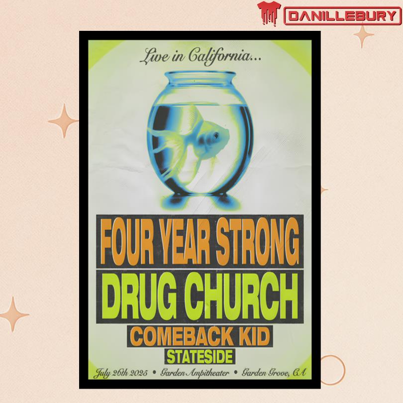Drug Church At Garden Grove CA July 26 2025 Poster