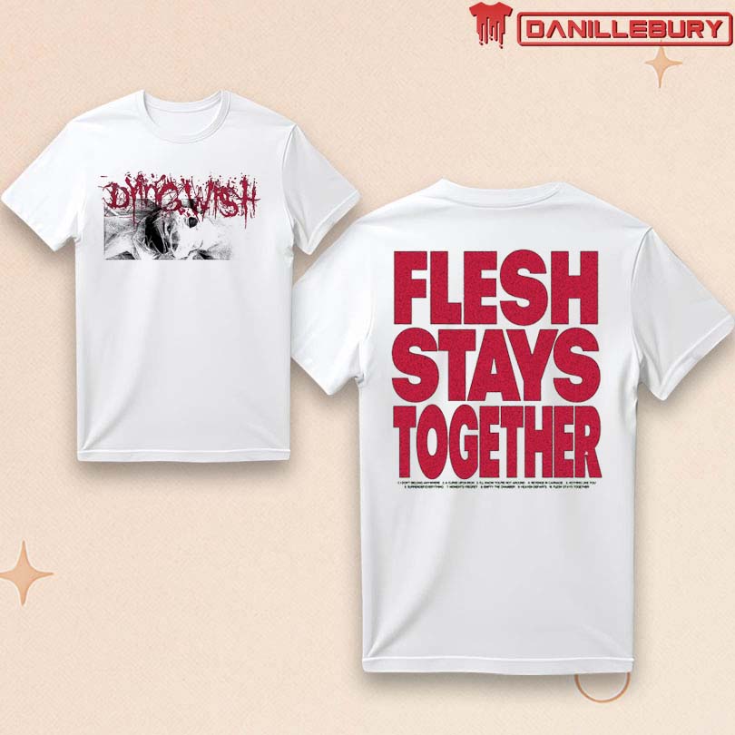 Dying Wish Flesh Stays Together Heather Tee
