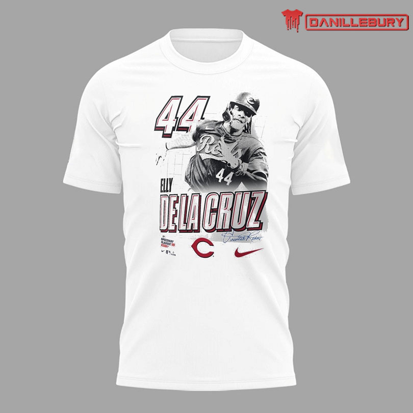 Elly De La Cruz Cincinnati Reds 2025 MLB Speedway Classic Player Graphic T-Shirt