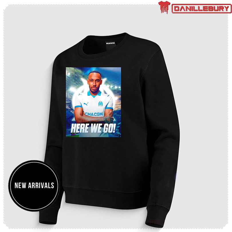 Emerick Aubameyang to Olympique Marseille here we go shirt