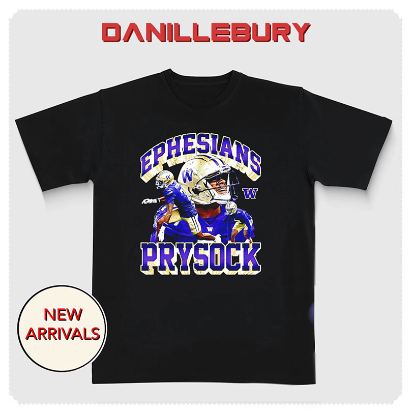 Ephesians Prysock Washington Football player collage shirt