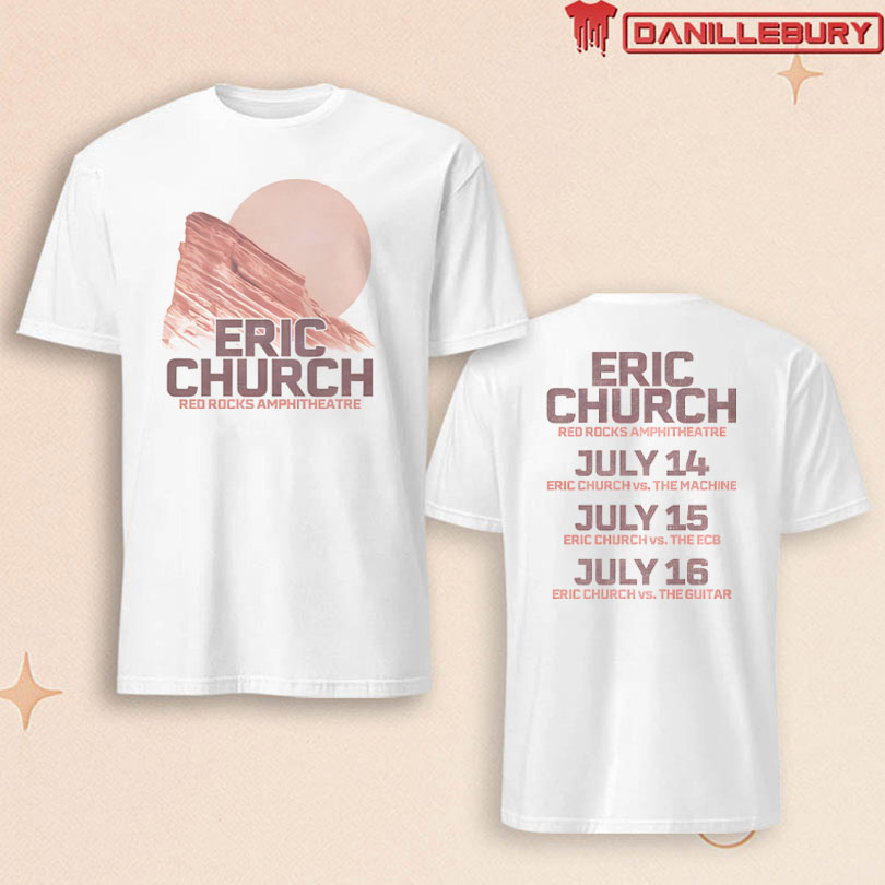 Eric Church July 2025 Red Rocks CO Shirt