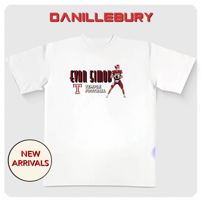 Evan Simon Temple Owls Name shirt