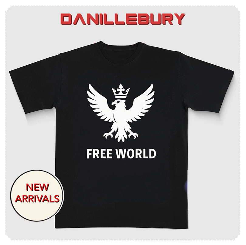 Free World Crowned Eagle Logo shirt