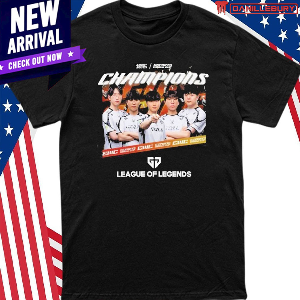 Gen.G From MSI To EWC 2025 Champions Shirt