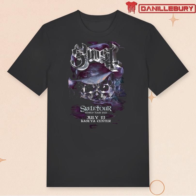 Ghost July 13 2025 World Tour Kaseya Center T-shirt