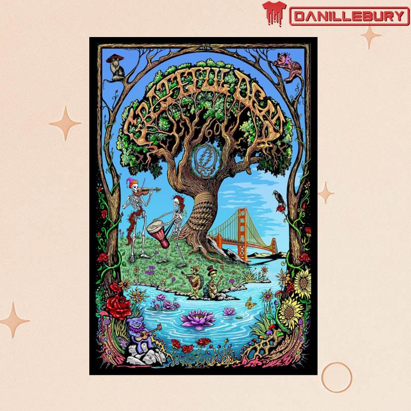 Grateful Dead 60 years Poster