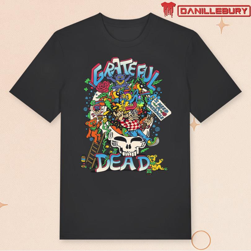 Grateful Dead Happy 60th anniversary I Need A Miracle Tee