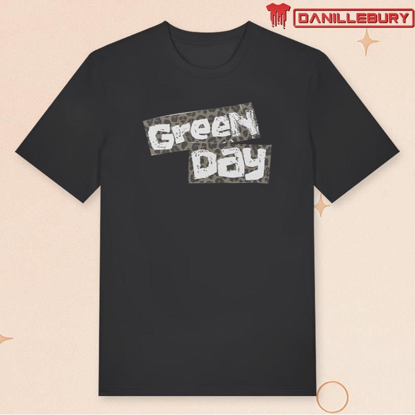 Green Day Cheetah Logo Tee