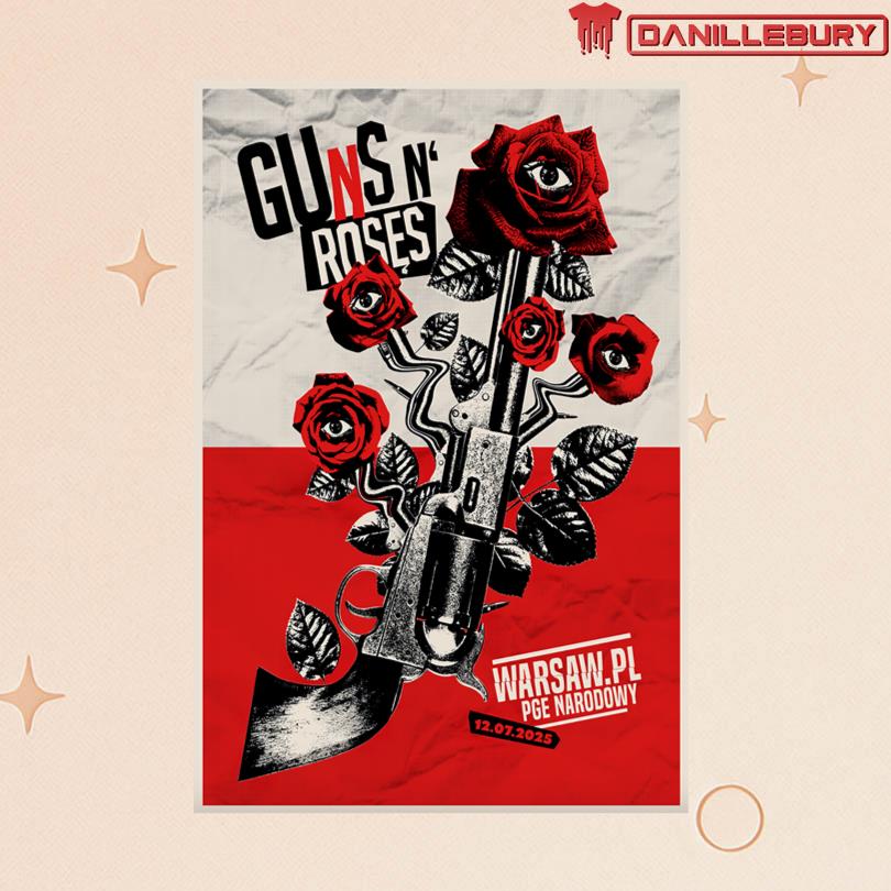 Guns N\' Roses July 12 2025 PGE Narodowy Warsaw, PL Poster