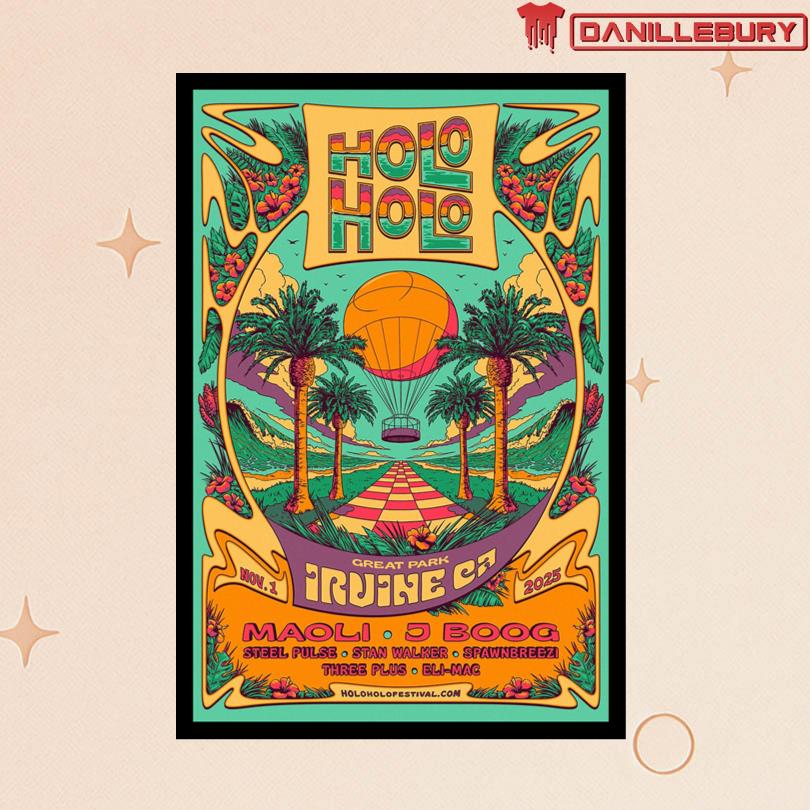 Holo Holo Festival In Irvine November 1 2025 Poster