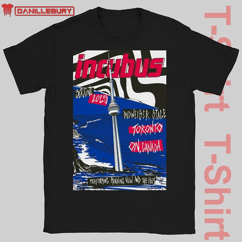 Incubus Toronto Event 2025 Poster Shirt