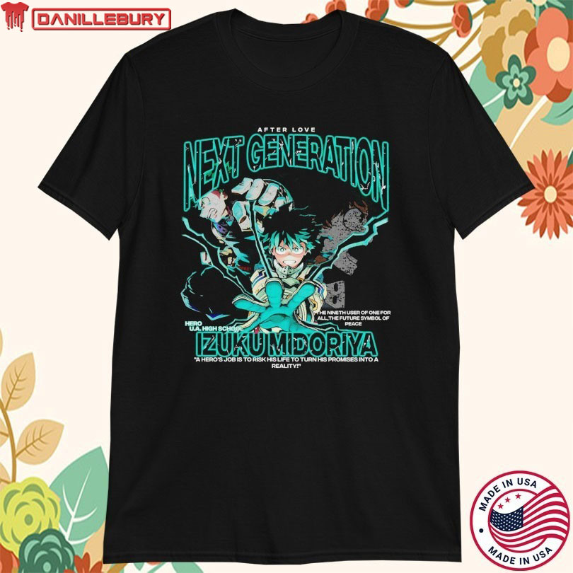 Izuku Midoriya Next Generation T-shirts