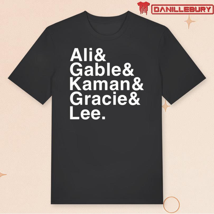 Jacob Bannon Ali & Gable & Kaman & Gracie & Lee Shirt