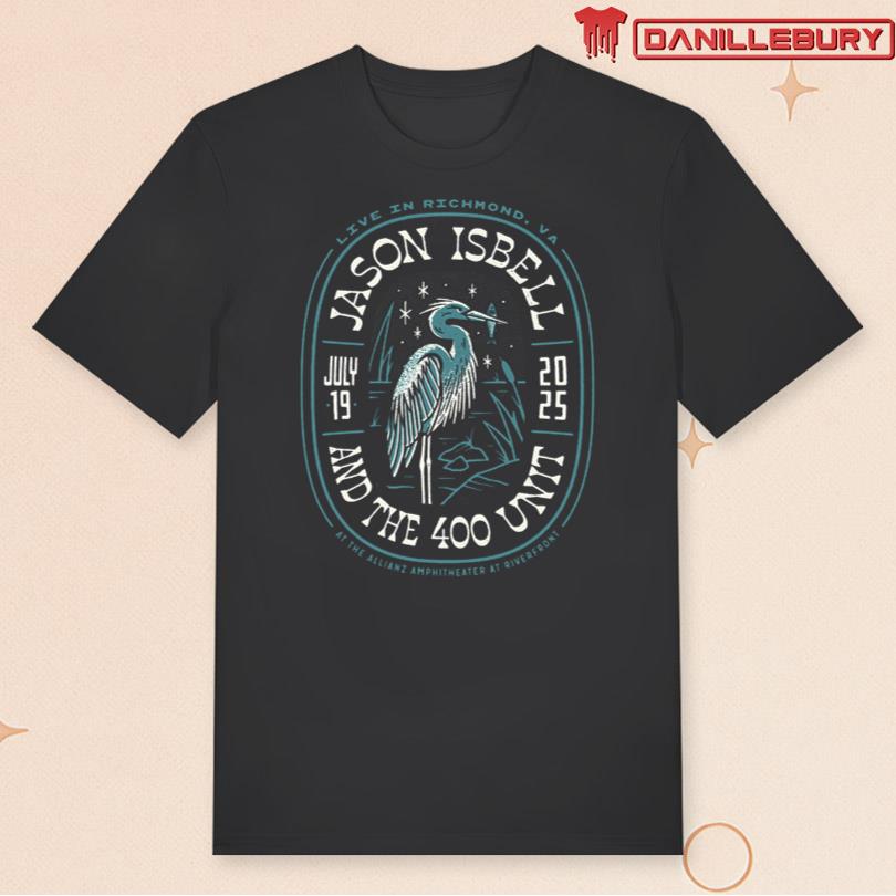 Jason Isbell And The 400 Unit Riverfront Richmond, VA July 19 2025 Event Tee