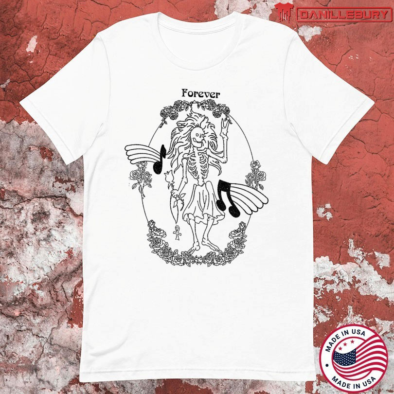 Jerry Garcia Forever Skeleton T-shirt