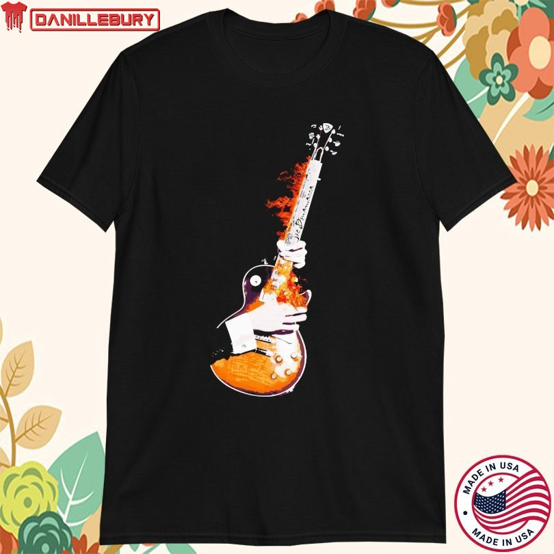 Joe Bonamassa Blues On Fire Guitar T-shirt