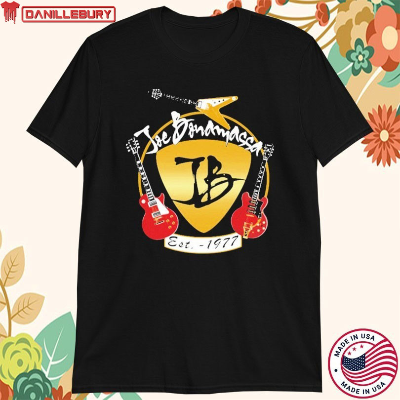 Joe Bonamassa Guitar Trifecta Est 1977 T-shirt