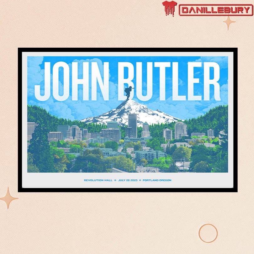 John Butler Jul 28 2025 Portland Poster