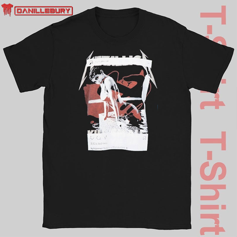 Kendall And Kylie Vintage Metallica Shirt