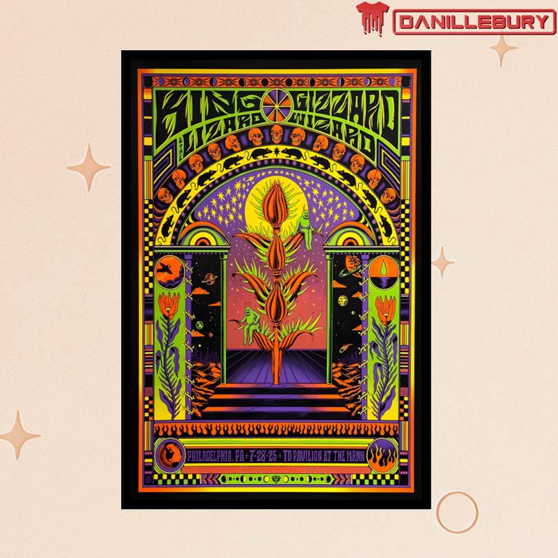 King Gizzard And The Lizard Wizard Philadelphia, PA Show July 28 2025 Poster