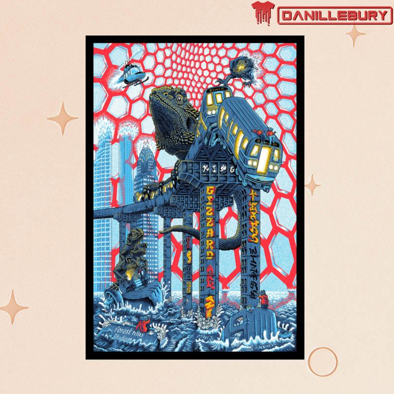 King Gizzard & The Lizard Wizard Aug 1 2 2025 Forest Hills Stadium Queens, NY Poster