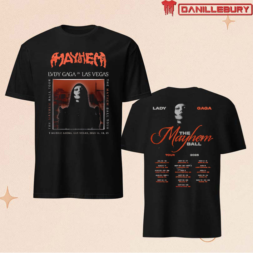 Lady Gaga Mayhem Tour Las Vegas 2025 Special Tee