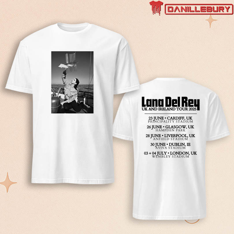 Lana Del Rey 2025 Photo UK Tour Tee