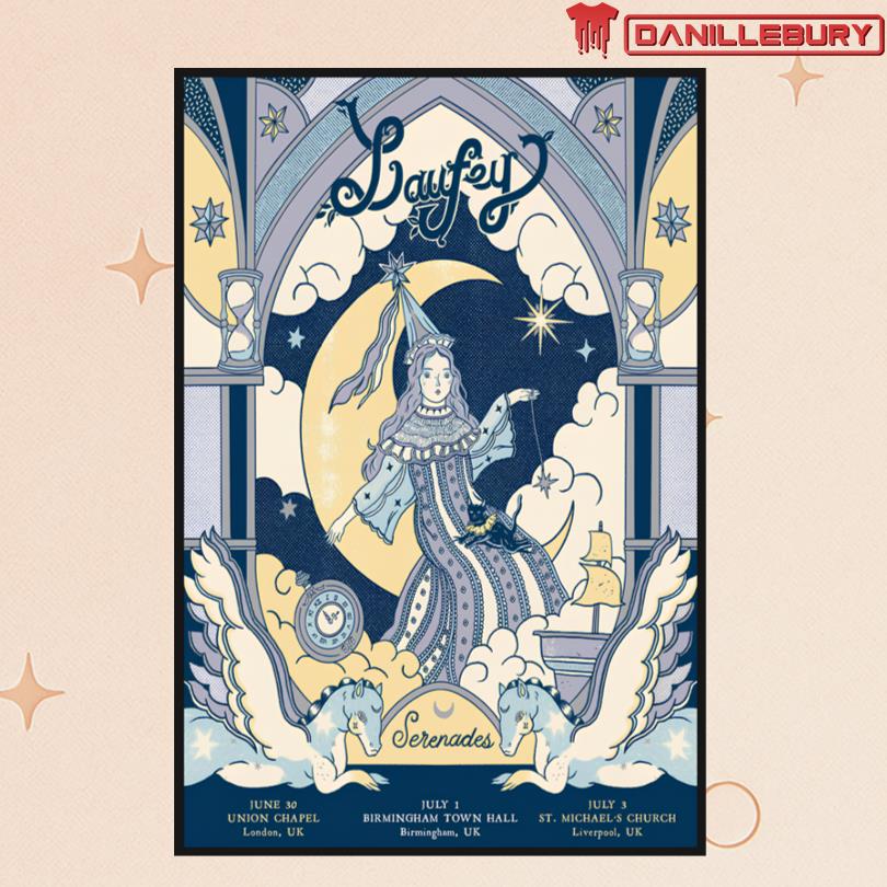 Laufey Jun 30 July 1 & 3 UK Tour 2025 Poster