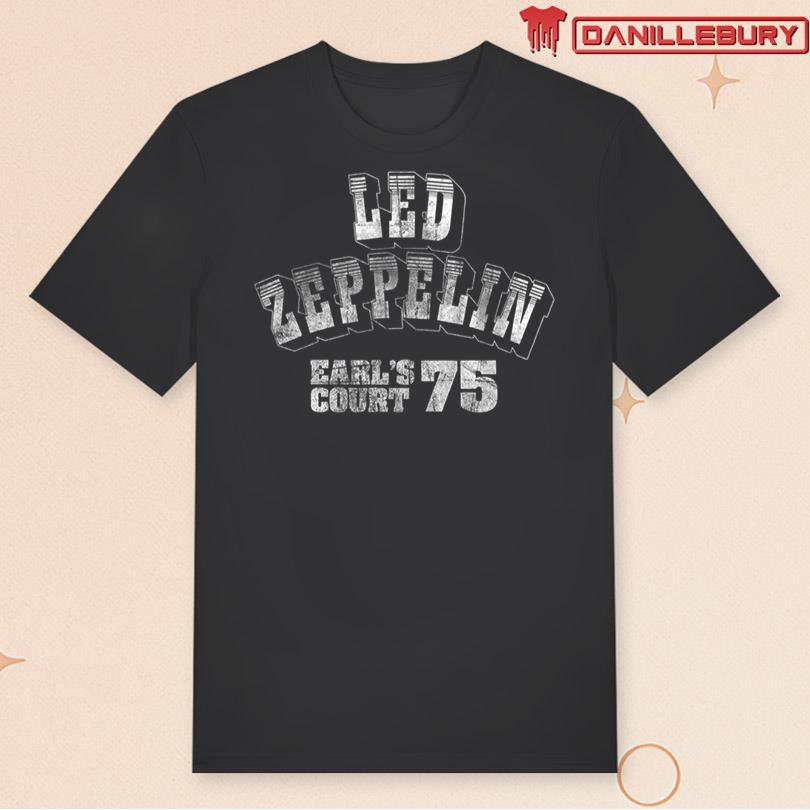 Led Zeppelin Earl_s Court 75 Logo Shirt