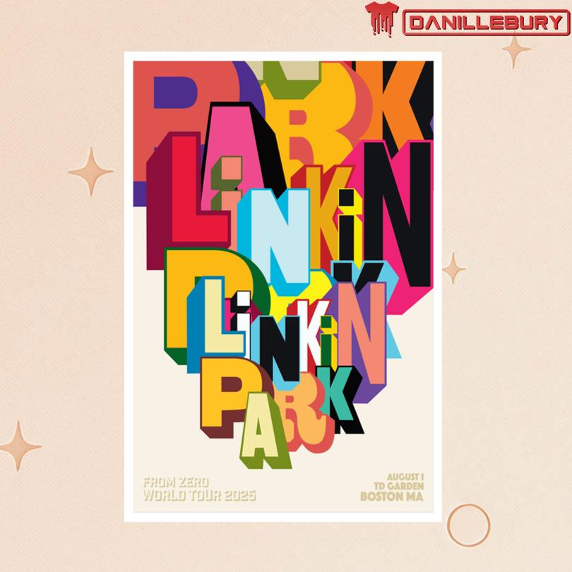 Linkin Park Aug 1 2025 TD Garden, Boston, MA Poster