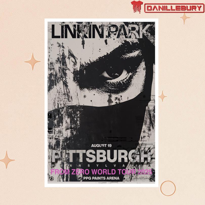 Linkin Park Aug 19 2025 PPG Paints Arena in Pittsburgh, PA Poster