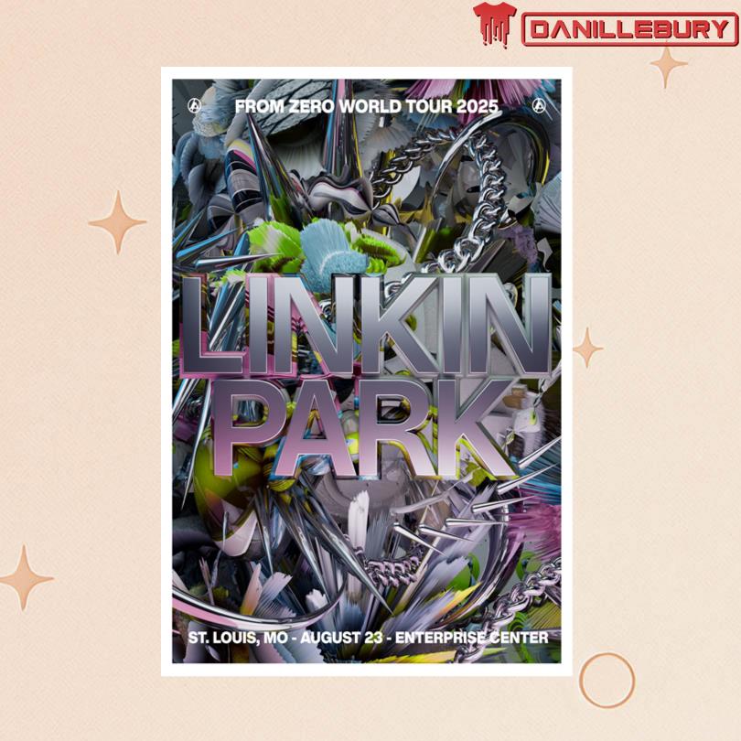 Linkin Park Aug 23 2025 Enterprise Center St. Louis, MO Poster