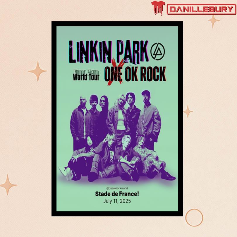 Linkin Park July 11 2025 France Poster