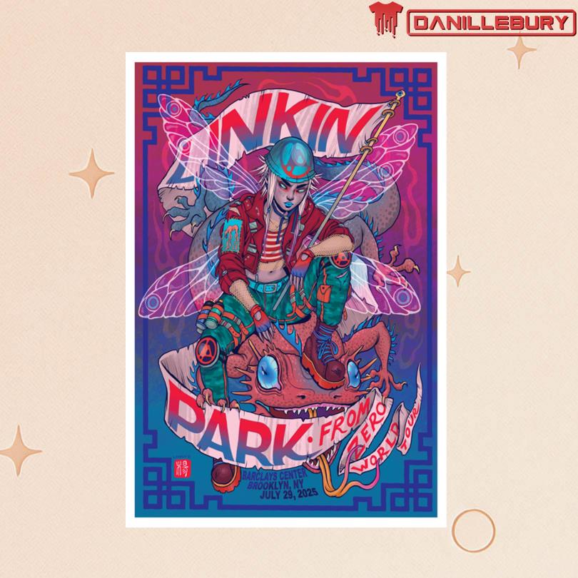 Linkin Park July 19 2025 Barclays Center Brooklyn, NY Poster