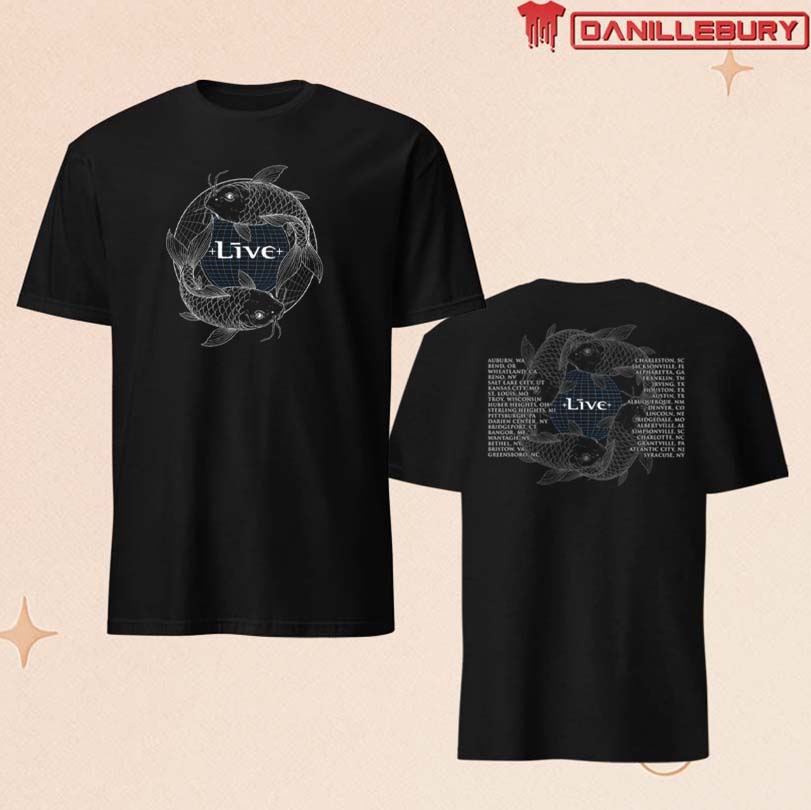 Live Koi Fish Tour 2025 Tee