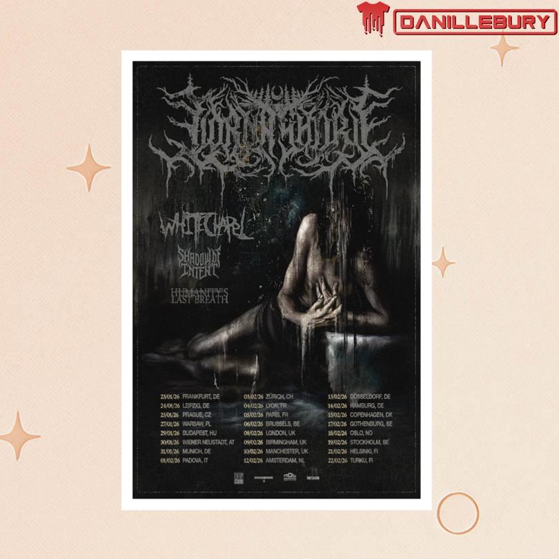 Lorna Shore Europe & UK Tour 2026 Poster