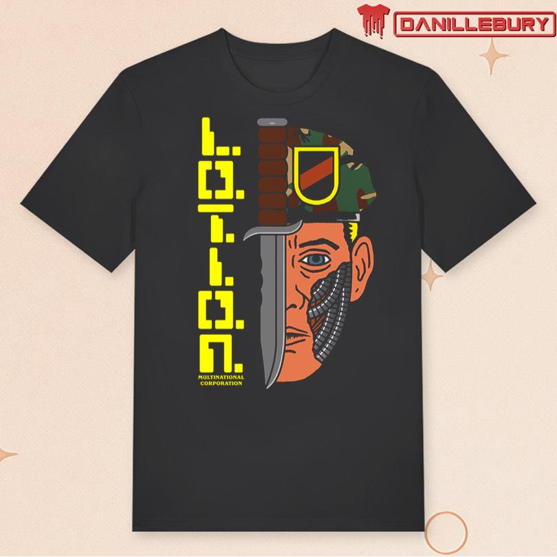 L.O.T.I.O.N. Multinational Corporation Knife T-shirt