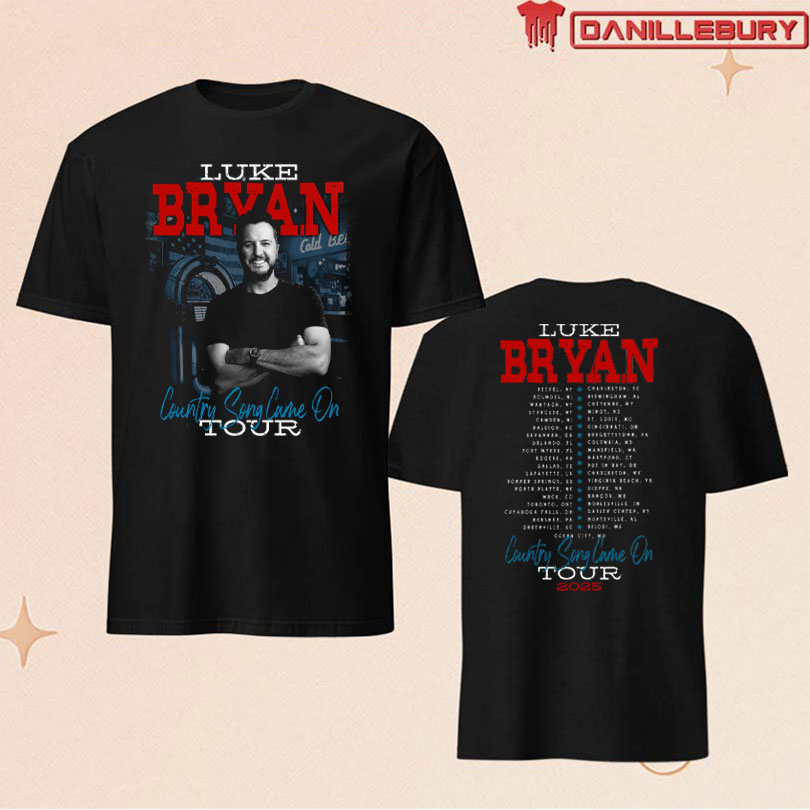 Luke Bryan Country Song Came On Jukebox Tour Tee