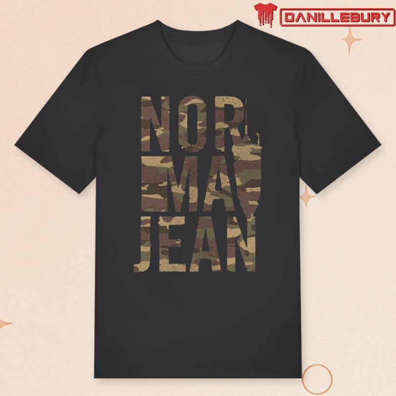 Merch Norma Jean Camo Logo Tee