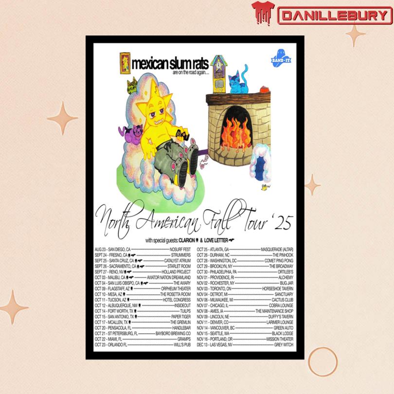 Mexican Slum Rats North American Tour 25 Poster