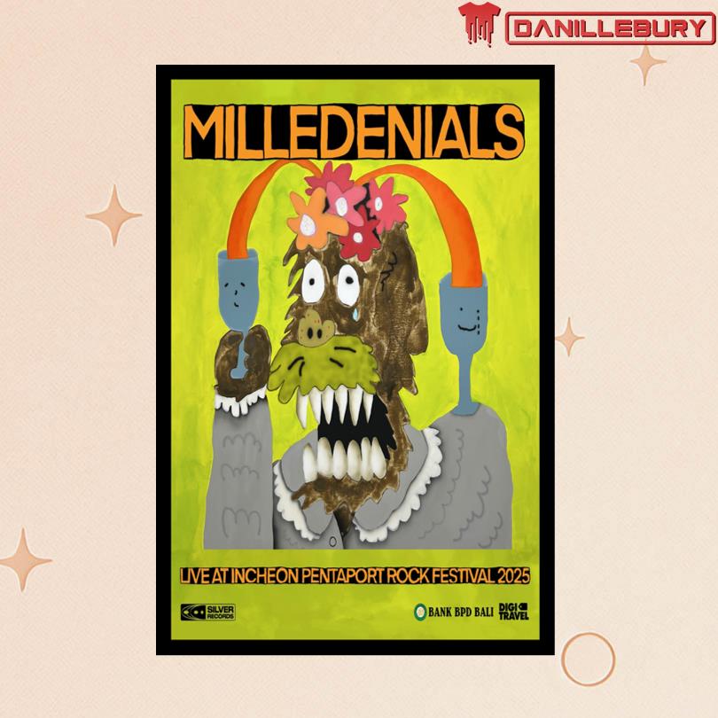 Milledenials Live At Incheon Pentaport Rock Festival 2025 Poster