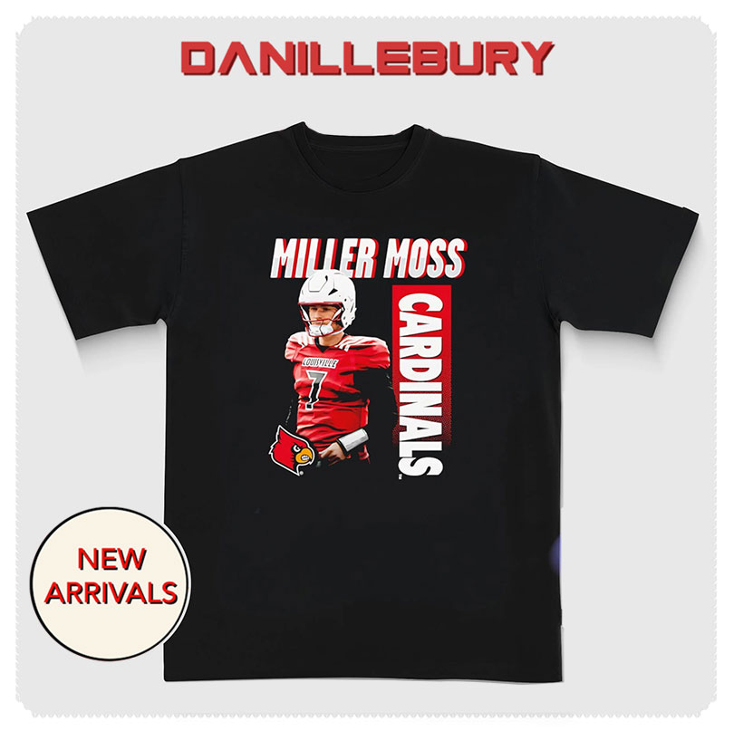 Miller Moss Louisville Cardinals Portrait shirt