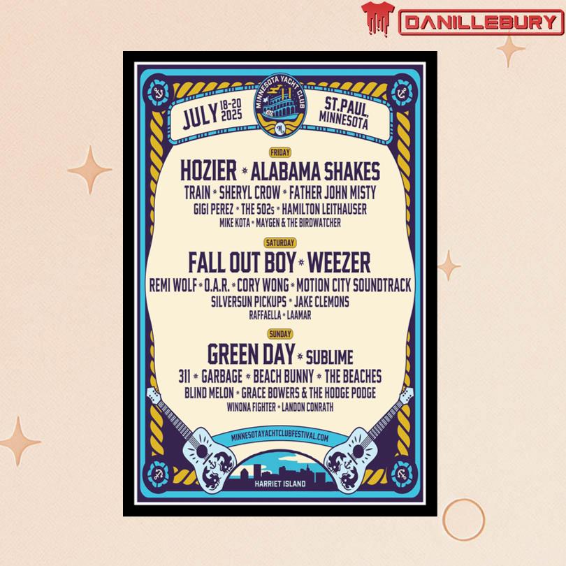 Minnesota Yacht Club Festival July 18-20 2025 Poster