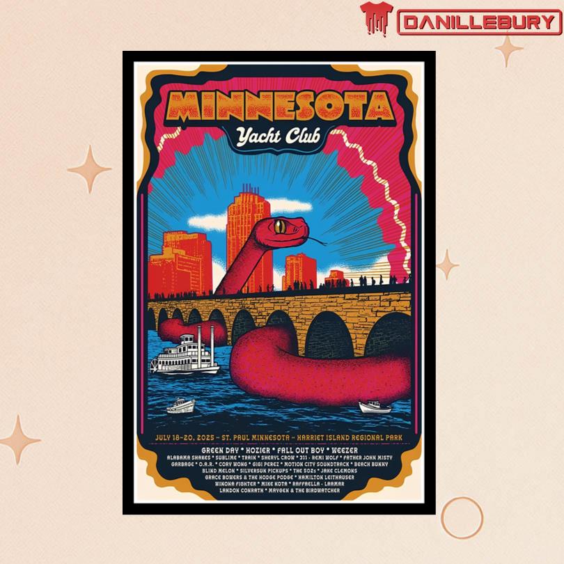 Minnesota Yacht Club July 18-20 2025 St Paul Minnesota Poster
