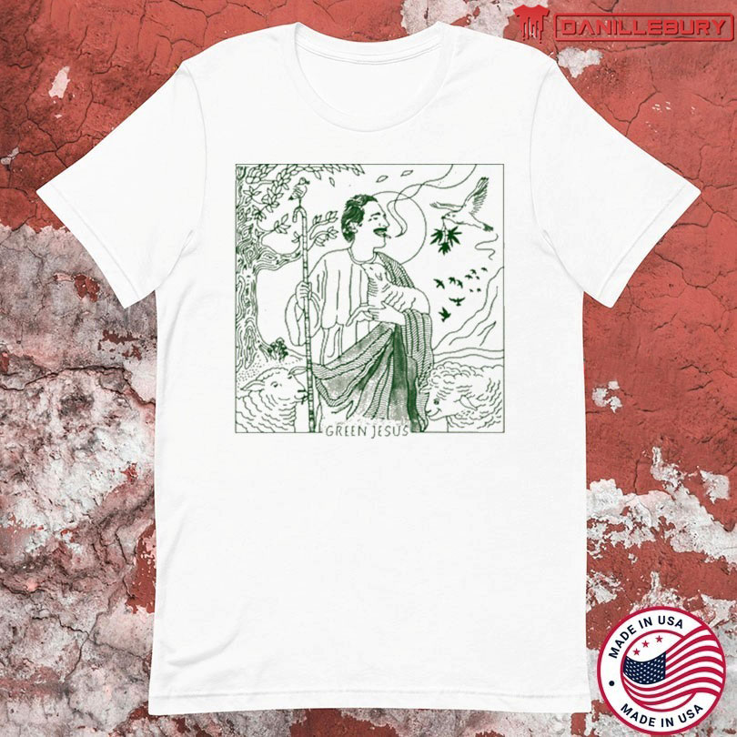Mipso Green Jesus T-shirt