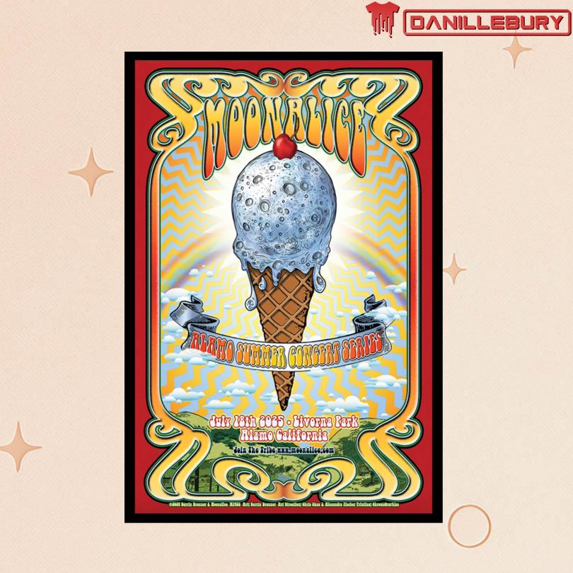Moonalice July 18 2025 Livorna Park Alamo CA Poster