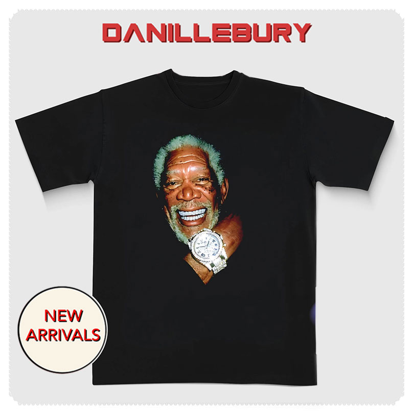 Morgan Freeman street style photo shirt