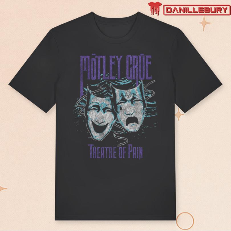 Motley Crue Theatre of Pain Charcoal Cover Shirt